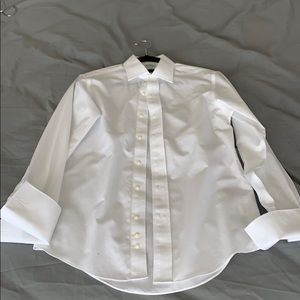 Brooks Brothers White French Cuff Dress Shirt